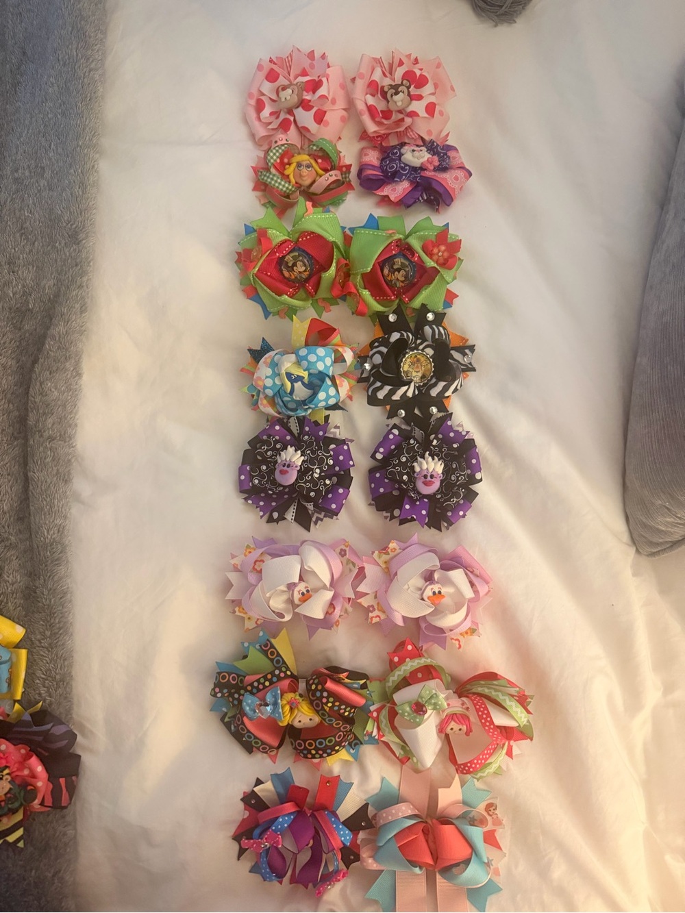 Character Some Disney Ribbon Hair Bows